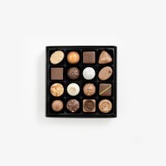 Praline and Truffle Selection with alcohol 16 pcs per box