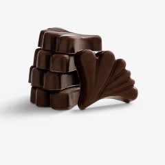 Dunkler Schokoladen-Snack
