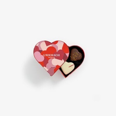 Pralinés Coeurs 3pc Boîte Coeur