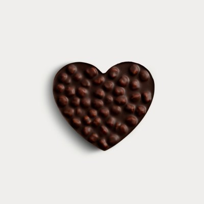 FrischSchoggi Heart Hazelnut dark