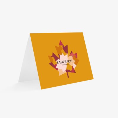 Biglietto d’auguri autunnale