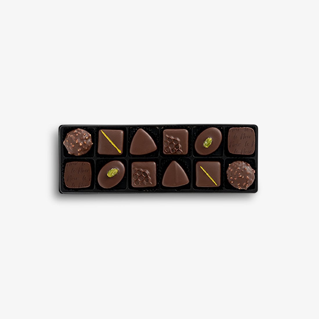 Dark Praline Selection 12pcs per box