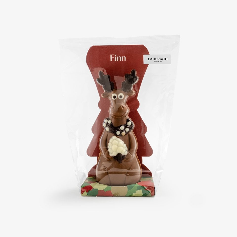 トナカイさんѰ*・●・*Ѱ トナカイ フィン ミルク チョコレート 15.5cm