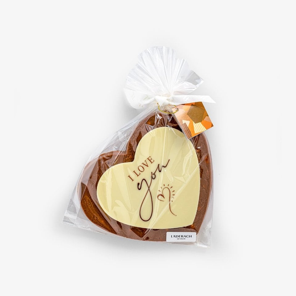 Shop FrischSchoggi Greeting Heart I love you by Läderach