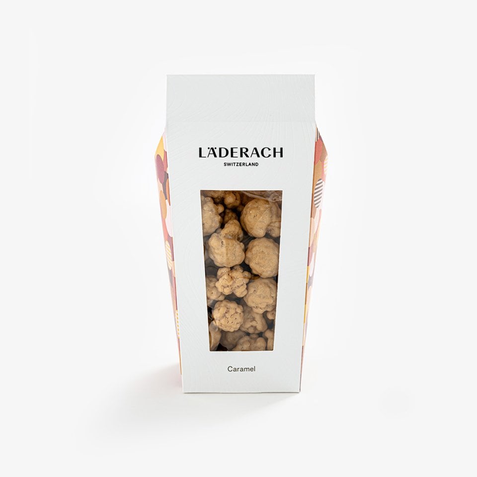 Popcorn Caramel 185g - Delightful Swiss Chocolate-Coated Snack