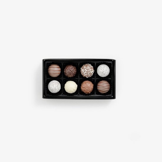 Truffle Selection with alcohol 8 pcs per box