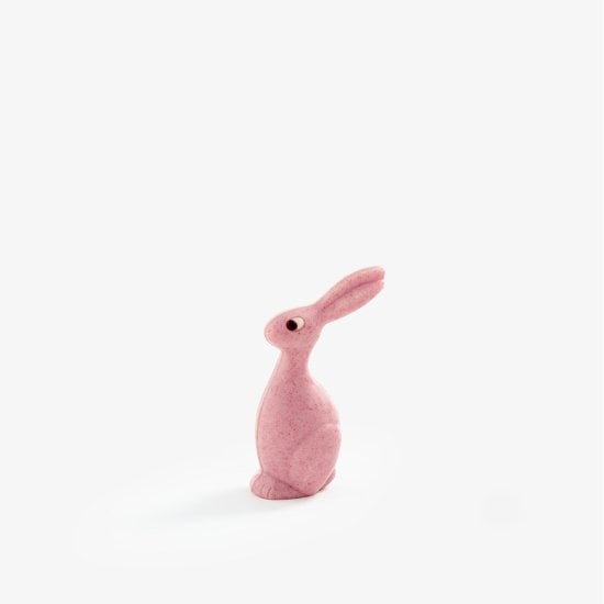 Petit lapin Cleo framboise blanc 7cm