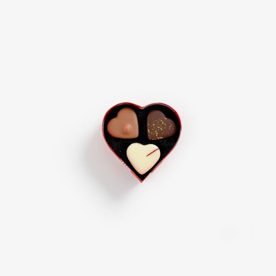 Pralines Hearts 3pcs Heart box