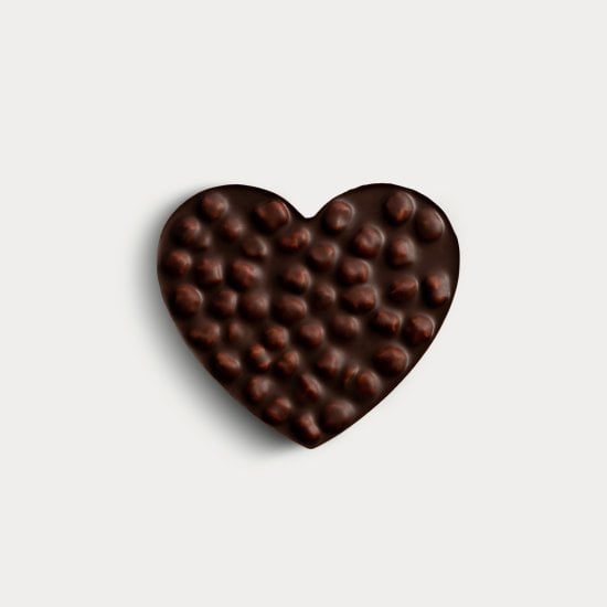 FrischSchoggi Heart Hazelnut dark