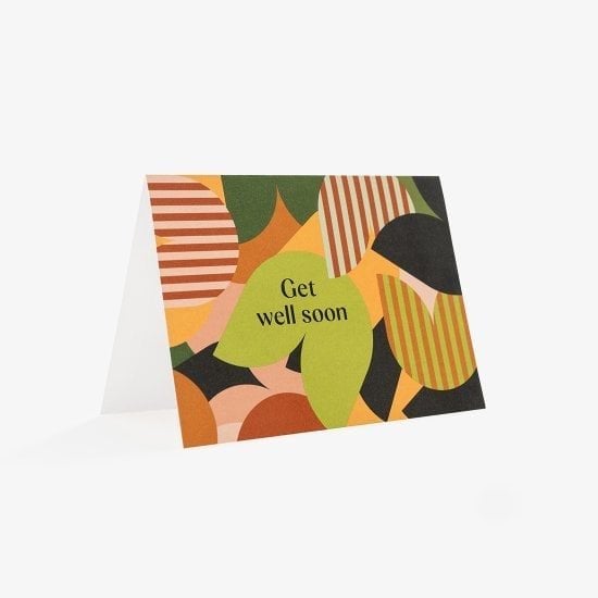 Carte de vœux Get well soon