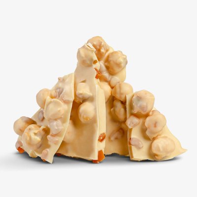 FrischSchoggi  Apricot-Passionfruit Popcorn white
