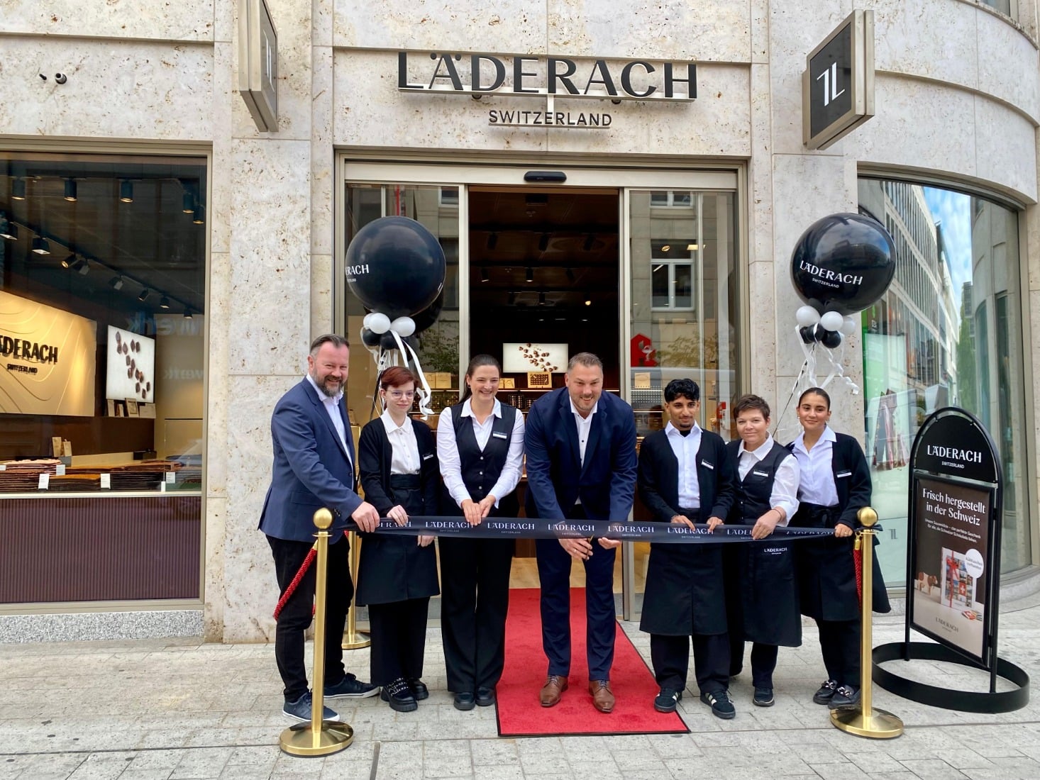 100th chocolaterie in Europe opens – Läderach continues its rapid growth   