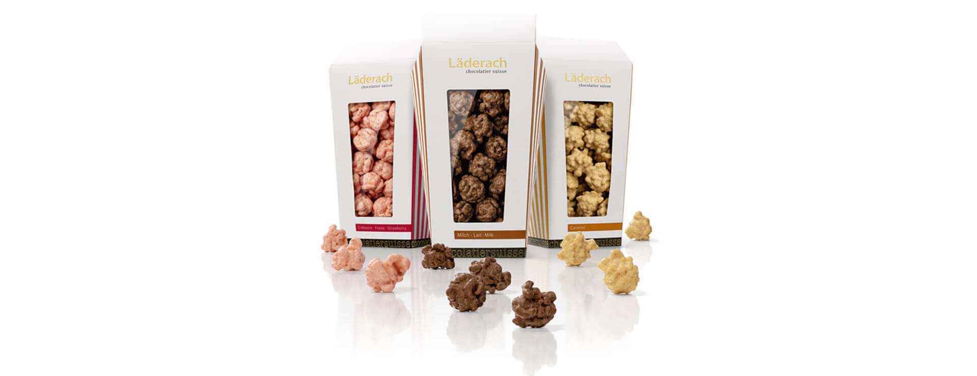 Läderach presents gourmet popcorn for connoisseurs