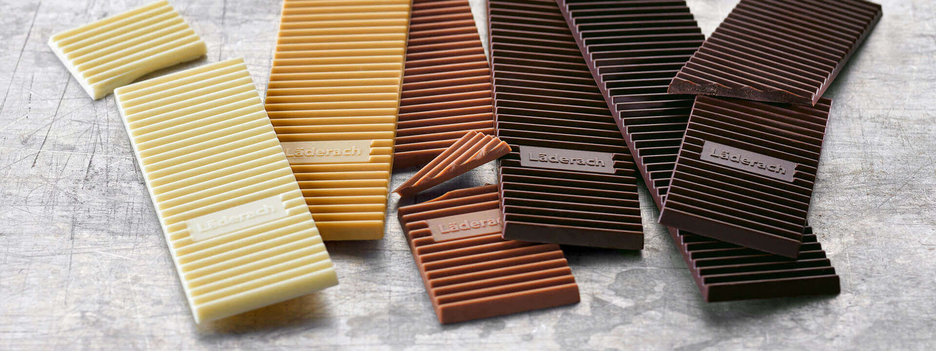 Brut, authentique et moderne: Läderach réinterprète la tablette de chocolat.
